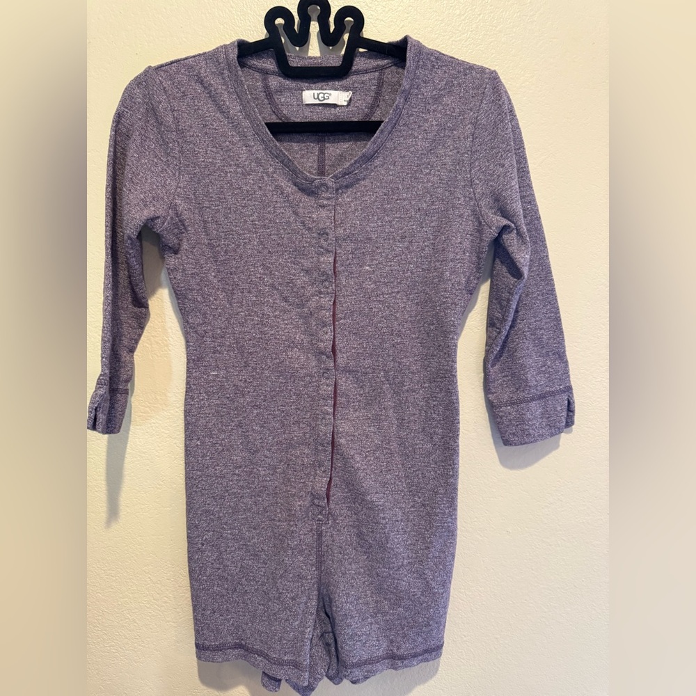 Ugg Heidi Lounge Pajama Romper One Piece  3/4 Sleeve